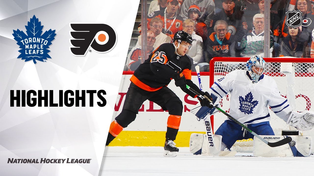 NHL Highlights | Maple Leafs @ Flyers 11/02/19 - YouTube