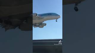 대한항공 A380 착륙