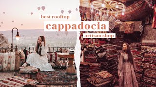 BEST ROOFTOP IN CAPPADOCIA! | Turkey’s Koza Cave Hotel + Galerie Ikman