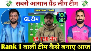 MICT vs PR Dream11 Prediction ! MICT vs PR Dream11 Team ! MI Cape Town vs Paarl Royals Dream11 Team