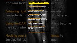 EMOTIONAL ABUSE #shorts #quotes #motivation