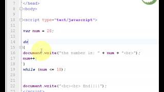 JavaScript 13 -- Do While Loop -- Arabic