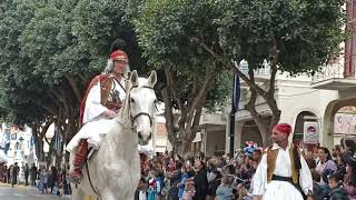 Iconic general Kolokotrónis, leading figure in the struggle for Independence, in the 2024 parade 🇬🇷