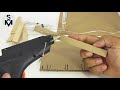 how to make hydraulic pacman from syringes and cardboard