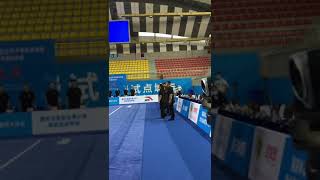 武术套路锦标赛 介绍裁判员 Wushu Routine Championship Introducing referees