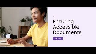 Ensuring Accessible Documents clips