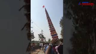 100 ft pillar like structure falls in Anekal, people scramble to avoid getting killed