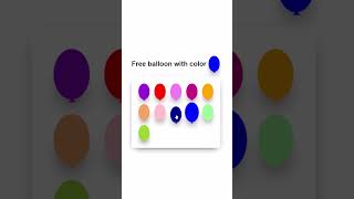 Simple Balloon Game Using JavaScript | JavaScript Game. | Shorts