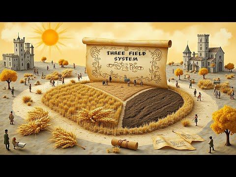 What was the two-field system of farming?