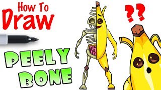 How to Draw Peely Bone | Fortnite