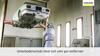 Unterbodenschutz entfernen mit dem Ice Blaster