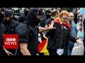 Catalonia referendum: Violence as police block voting- BBC News