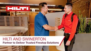 Hilti and Swinerton Partner to Deliver Trusted Firestop Solutions #hilti #swinerton #firestop