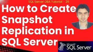 How to Create Snapshot Replication in SQL Server #sqlserver #replication #snapshot #sql #sqlcmd