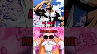 All Might vs Mestre Kame quem ganha? #shorts #allmight #vs #mestrekame #anime