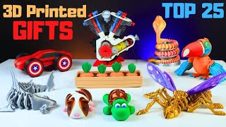 TOP 25 COOL Things to 3D Print for GIFT | Best 3D Printed Gifts Ideas