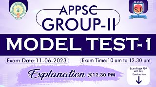 APPSC GROUP-2 |MODEL TEST-1 | EXPLANATION | #shyaminstitute