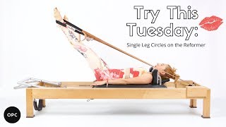 Single Leg Circles and Frog on the Reformer | Online Pilates Classes