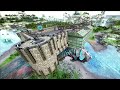 i built a gigantic sky castle on my desert titan ark survival evolved e145