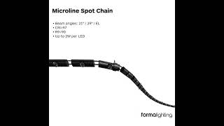 Microline Spot Chain -  A modular LED Linear Lighting By Formalighting