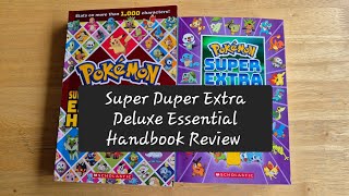 Pokemon Super Duper Extra Deluxe Essential Handbook Review #pokemon #flipthrough #booktube