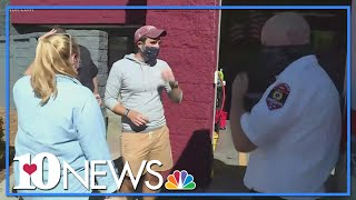 Perfect 10: Man thanks first responders for saving his life