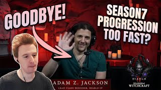 Lead Class Designer Leaving Diablo 4 \u0026 Season 7 Progression too Fast?!