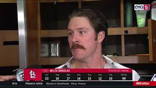 Confident Mikolas on season so far: 'Little bit of a nice surprise'