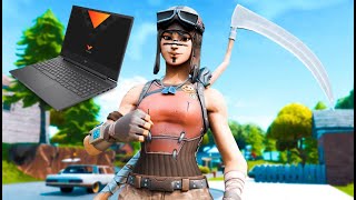 HP Victus 15 Gaming Laptop Fortnite Chapter 6 Gameplay - RTX 4050