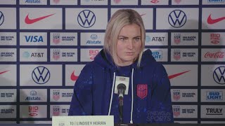 Lindsey Horan addresses criticsm of USWNT at World Cup