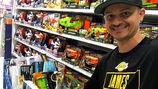 Back to School Nerf BLASTER Shopping Spree!