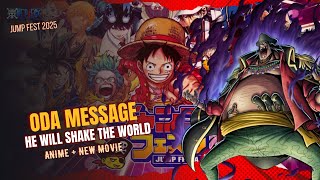 ONE PIECE   ODA MESSAGE 2025