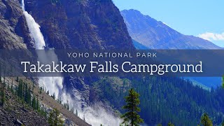 4K GoPro Crane M2 Our Favorite Self-Sustainable Campground, Takakkaw Falls, British Columbia Canada