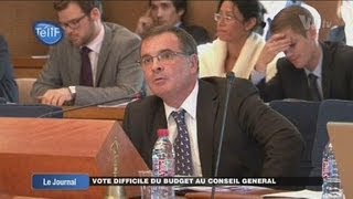 Vote difficile du budget au Conseil général (Val d'Oise)