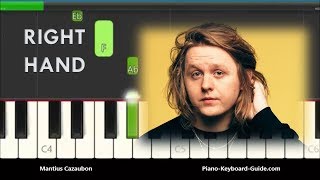 Lewis Capaldi Someone You Loved Right Hand Slow Easy Piano Tutorial