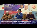 FITNAH DUNIA AKHIR ZAMAN  : FORUM PERDANA (