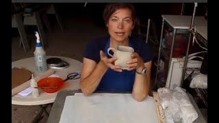 Hand-building a Darted Cup from Clay Slabs