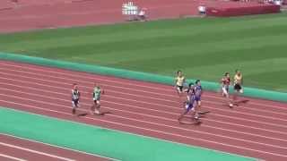 2015東北中学総体 男子200m予選～決勝