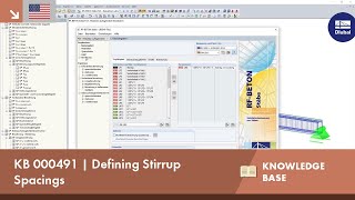 KB 000491 | Defining Stirrup Spacing