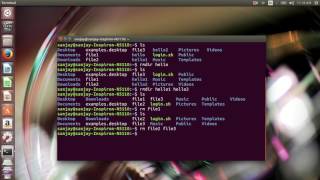 Shell Scripting Tutorial.:3 Create,delete file or directory & More