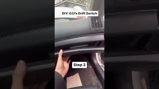 How To Install A *Custom Drift Switch* Infiniti G37x