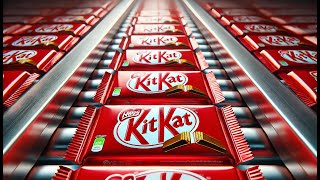 How Millions of KitKat Are Made in a Factory | KitKat Factory Process