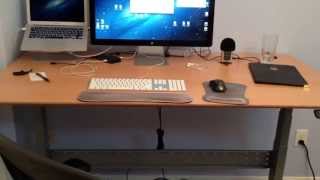 Working from a Sit-Stand Desk