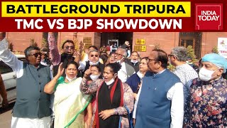 TMC - BJP Showdown: Mega Tripura Showdown Spills Over To Delhi | India Today