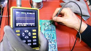 미니 오실로스코프 설정하는법 휴대용 5012H Oscilloscope 2차단전압측정 파형관측 목수의꿈