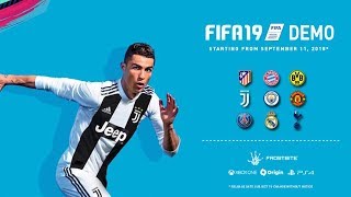 FECHA Y HORA DE FIFA 19 DEMO