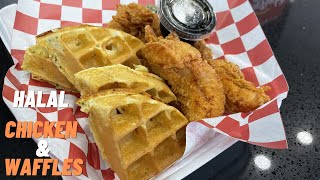 Halal Chicken \u0026 Waffles, Halal Fried Chicken, ZInger \u0026 more at Holy Buckets. Halal Food Reviews!