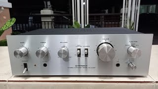 ทดสอบแอมป์วินเทจสวยคลาสิคเสียงดีเสียงเด็ดขาดหนักแน่น PIONEER SA-4400  MADE IN JAPAN