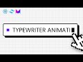 Stripe-Inspired Typewriter Animation with React and Framer Motion