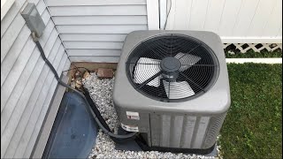 2021 Rheem Classic 14 Central Air Conditioner - Startup/Shutdown